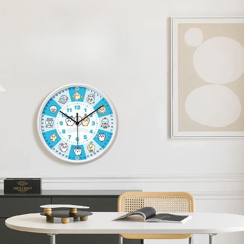 Anime Chiikawa Learning Wall C - đánh giá và giá Wall Clock Silent