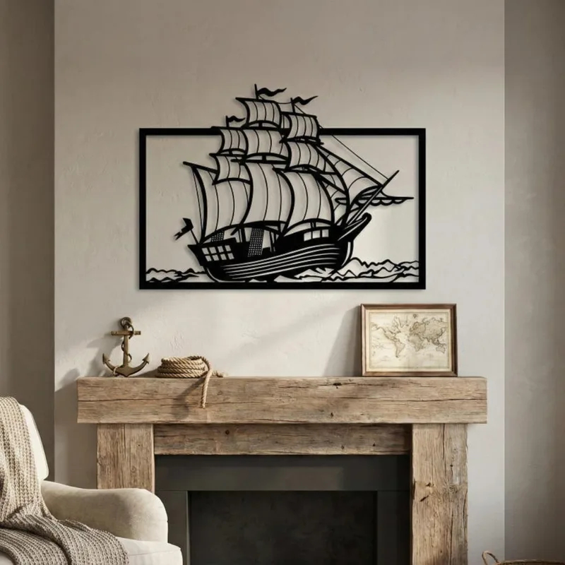 Metal Sailboat Wall Art, Coast - đánh giá và giá Home Decor Nautical