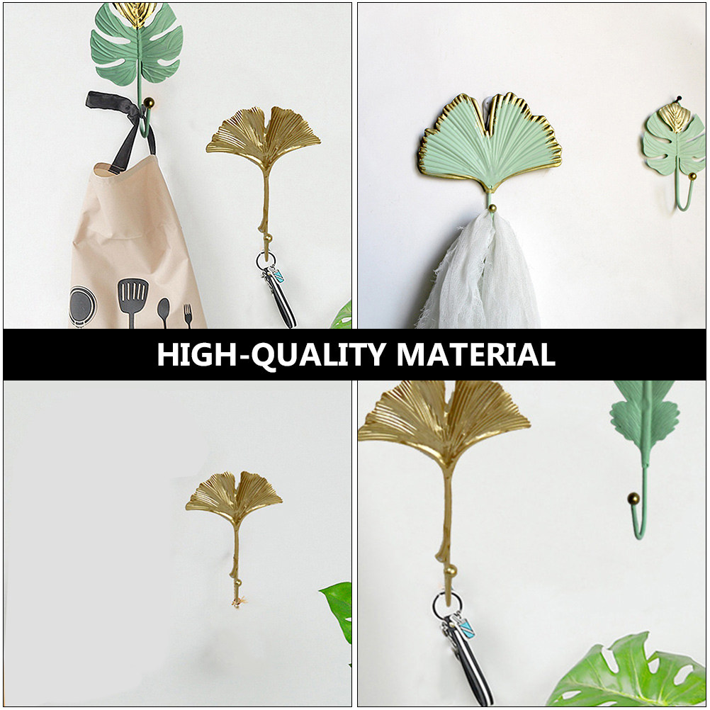 3Pcs Mini Leaf Shape Wall Hook - đánh giá và giá Home Decor Luxury