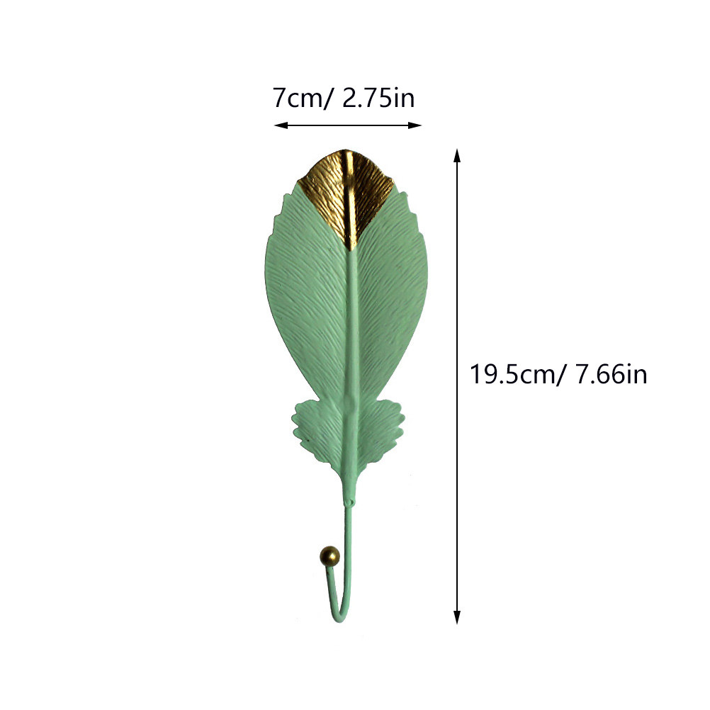 3Pcs Mini Leaf Shape Wall Hook - đánh giá và giá Home Decor Luxury