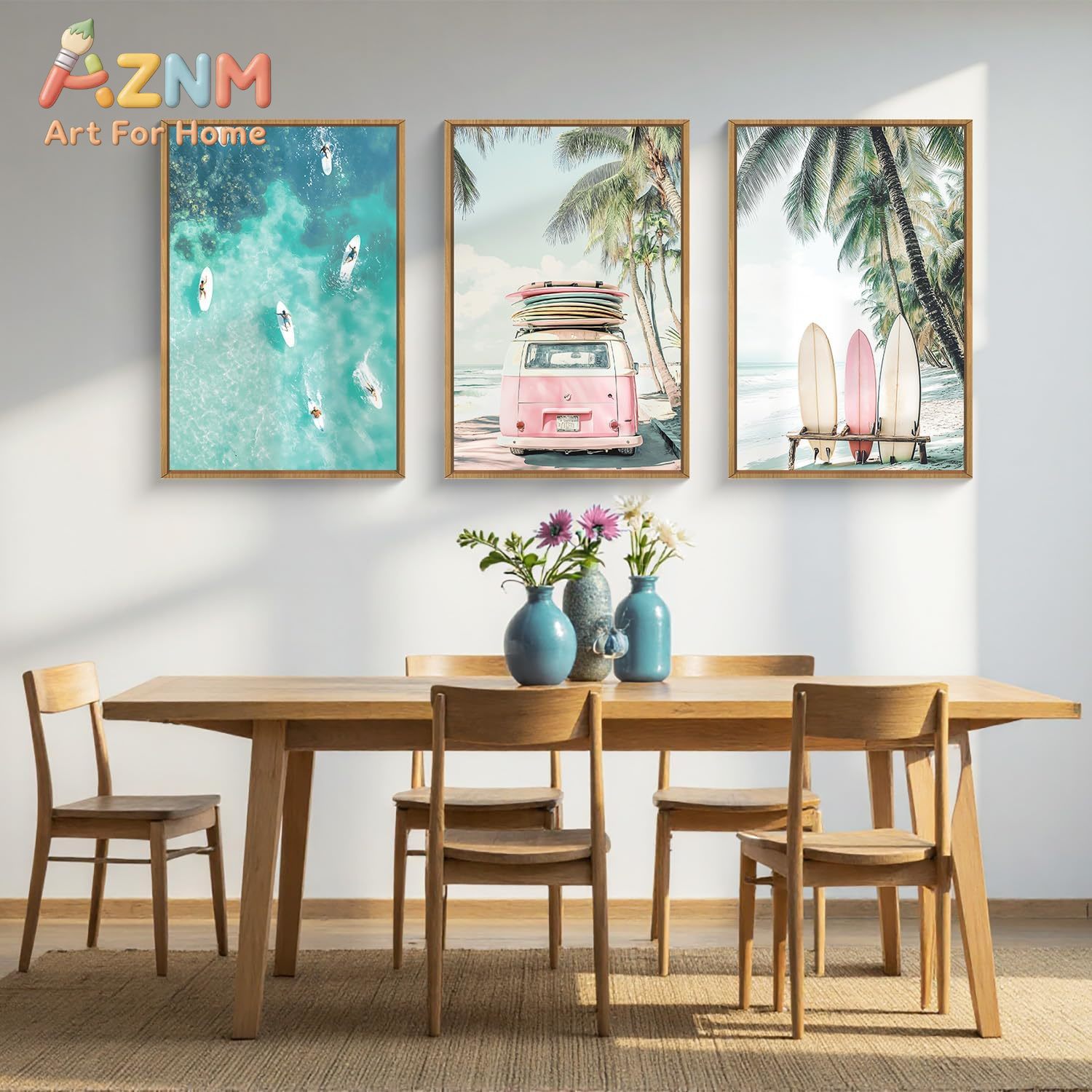 3pcs Summer Surfboard Beach Ca - đánh giá và giá Home Decor Nautical