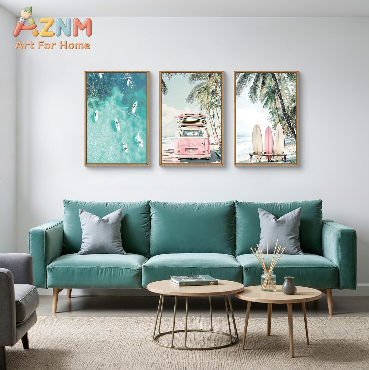 3pcs Summer Surfboard Beach Ca - đánh giá và giá Home Decor Nautical