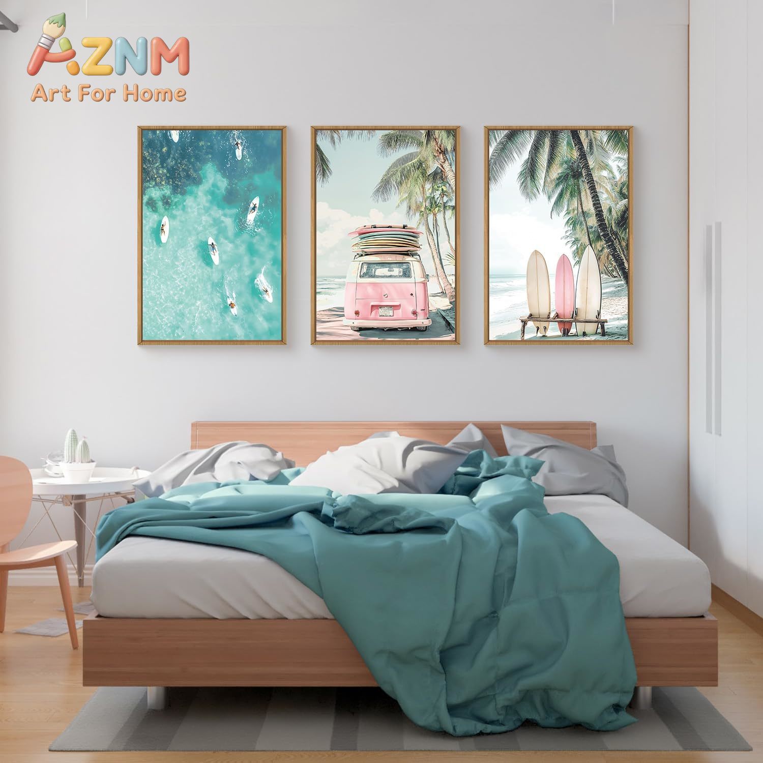 3pcs Summer Surfboard Beach Ca - đánh giá và giá Home Decor Nautical