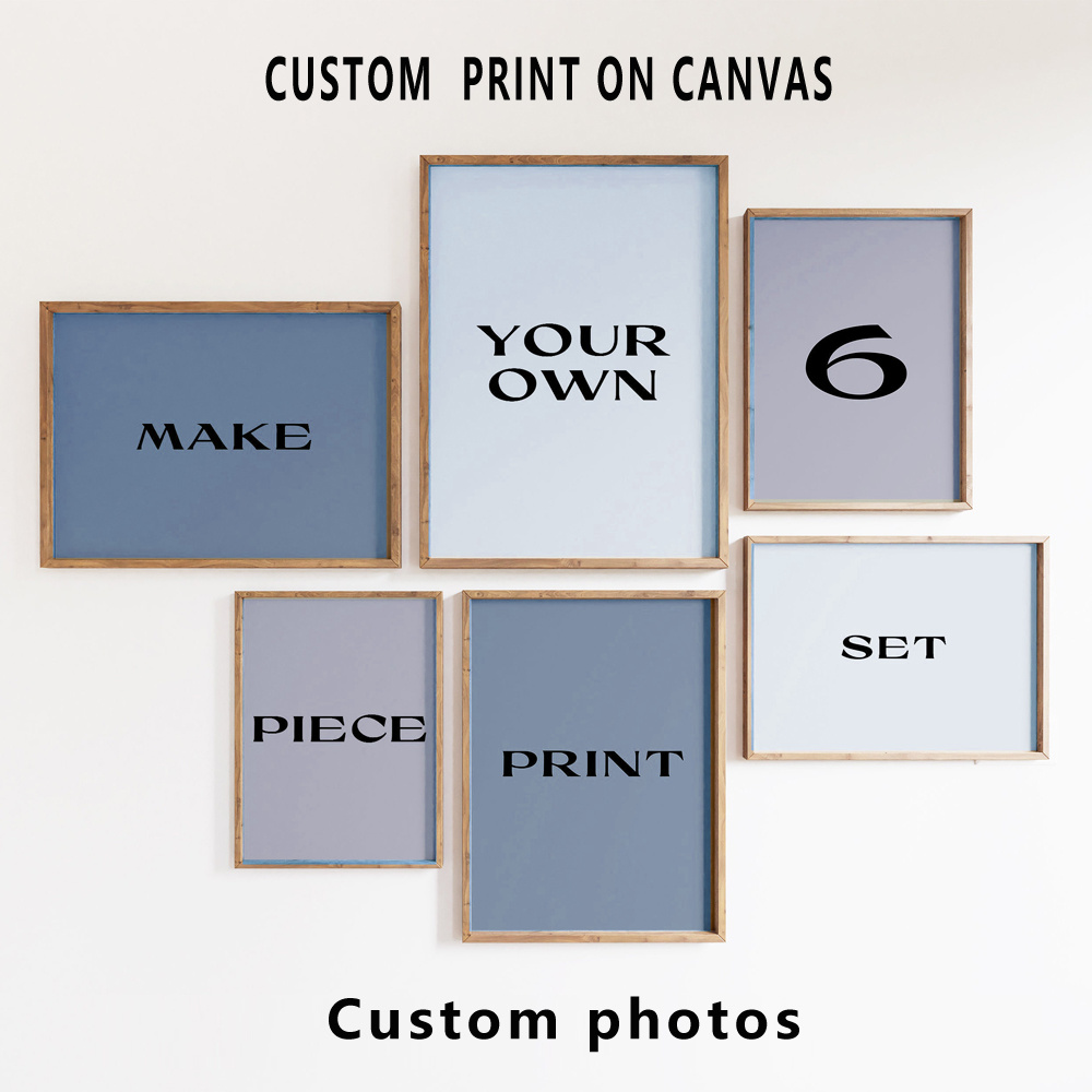 6pcs/set Custom Canvas Prints  - đánh giá và giá Home Decor Kit