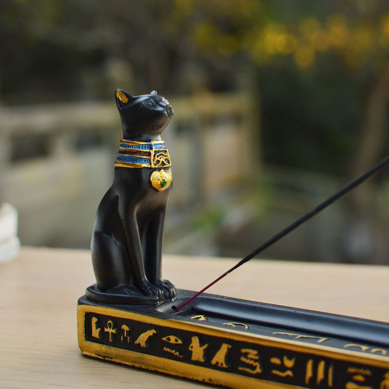 Ancient Egyptian Cat God Incen - đánh giá và giá Home Decor Humacao