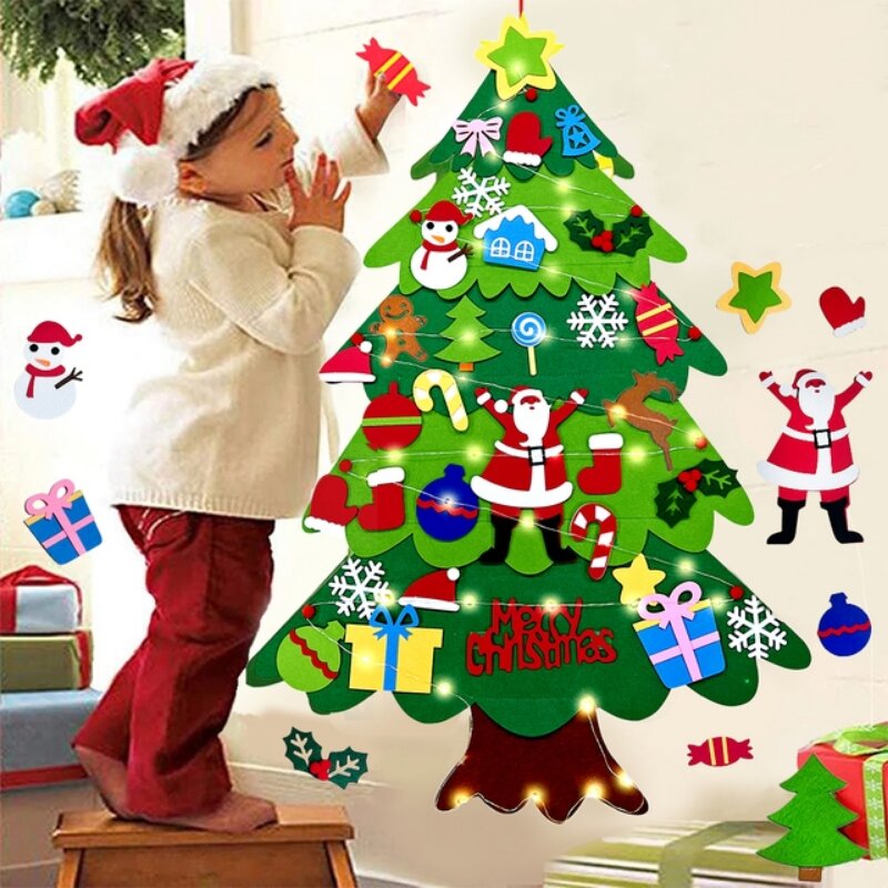 Kids DIY Felt Xmas Tree Set Ch - đánh giá và giá Home Xmas Decor Ideas