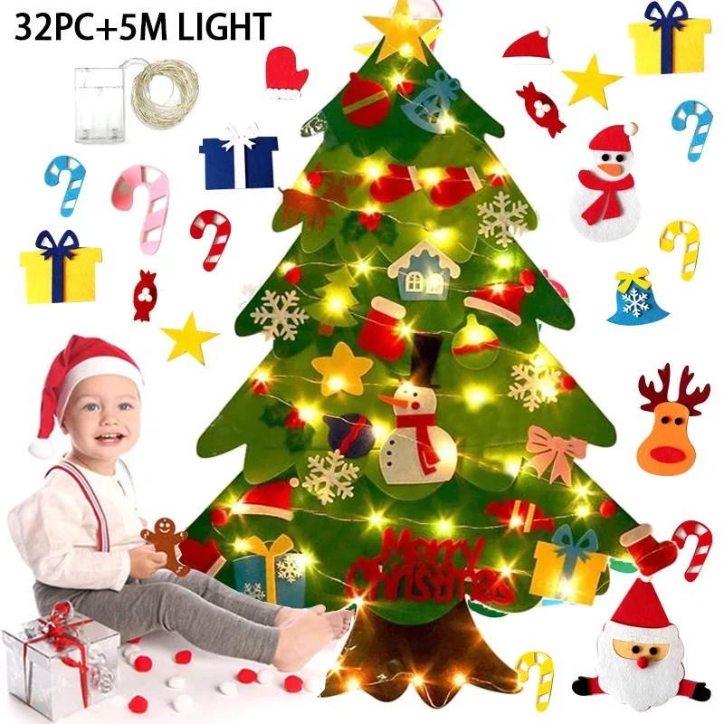 Kids DIY Felt Xmas Tree Set Ch - đánh giá và giá Home Xmas Decor Ideas